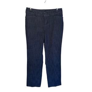 Womans lee regular fit straight leg mid-rise jeans size 8S